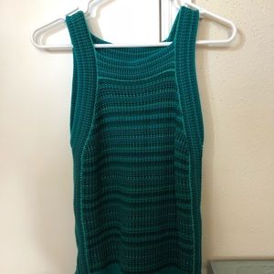 LOFT Size S Turquoise Sweater Tank Top